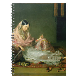 Cuaderno Señora musulmán Reclining, 1789 (aceite en lona)