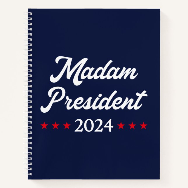 Cuaderno Señora Presidenta 2024 I - Kamala Harris (Anverso)