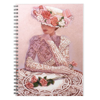Cuaderno Señora romántica del Victorian