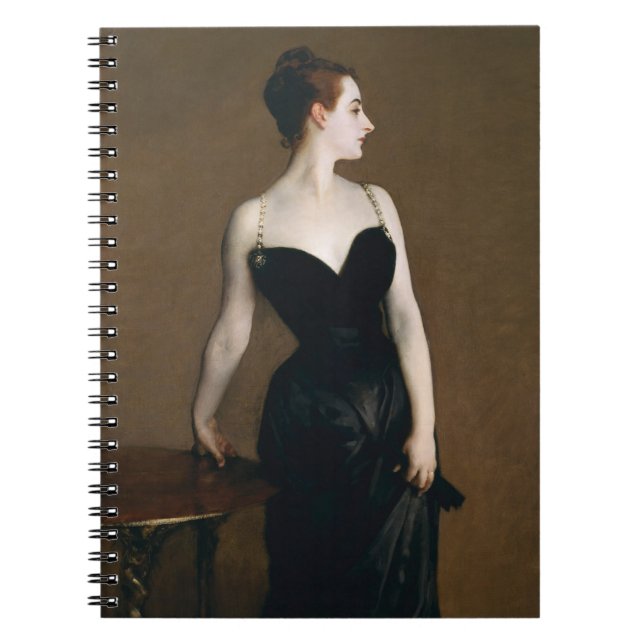 Cuaderno Señora X Notebook de John Singer Sargent (Frente)