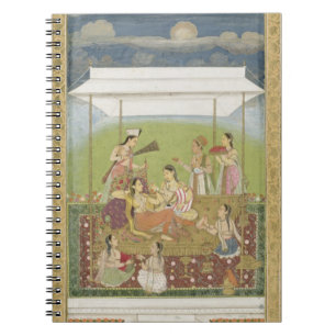 Cuaderno Señoras que escuchan la música en un jardín, de