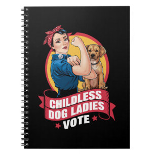 Cuaderno Señoras sin hijos votan por el perro The Riveter D