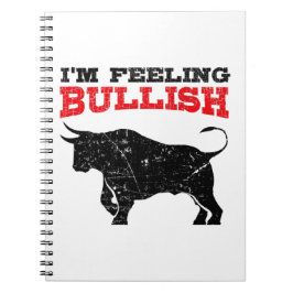 Cuaderno Sensación de Bullish Bull Trading Stock Market