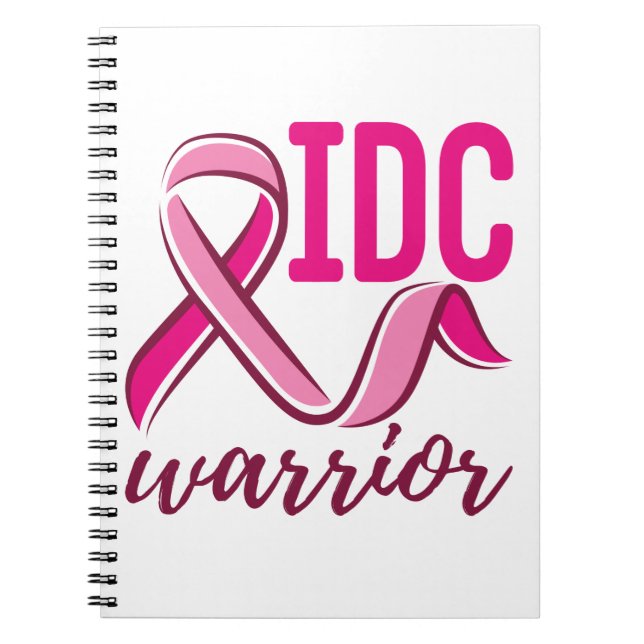 Cuaderno Sensibilización sobre el Cáncer de Mama de IDC (Frente)