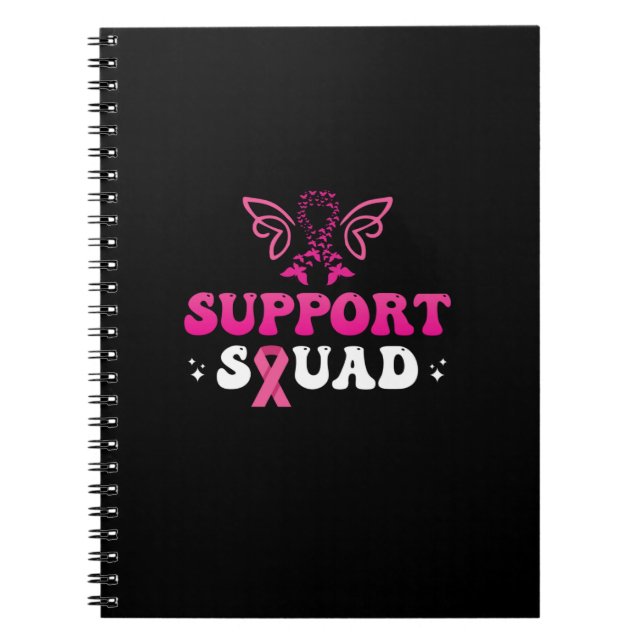 Cuaderno sensibilización sobre el cáncer de mama en equipo  (Frente)