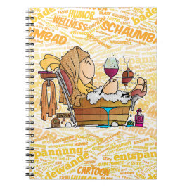 Cuaderno Senta badet gemütlich...