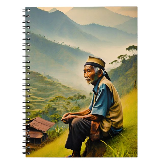 Cuaderno Sentado en Serenidad (Frente)