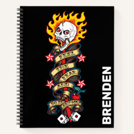 Cuaderno Sentir el miedo personalizado