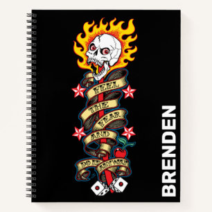 Cuaderno Sentir el miedo personalizado