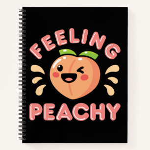 Cuaderno Sentirse melocotón melocotones Frutas de verano