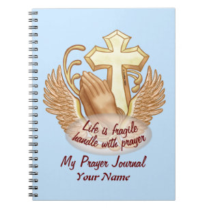 Cuaderno Sepia Prayer Hands Christian