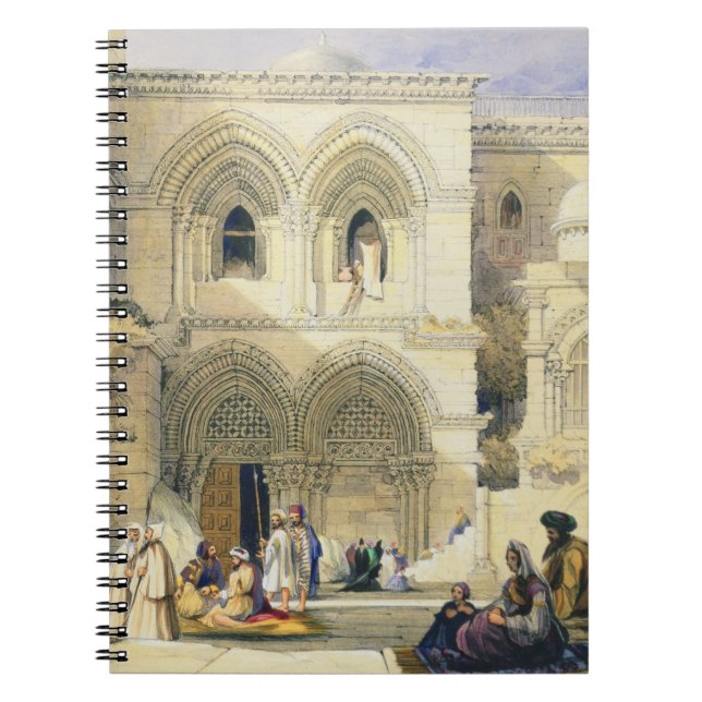Cuaderno Sepulcro santo, en Jerusalén (litho del color) (Frente)