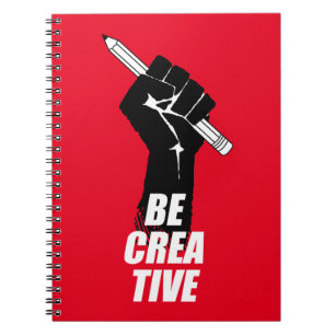 Cuaderno Ser creativo - Artista levantado puño