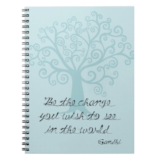 Cuaderno Ser el árbol del cambio (Frente)