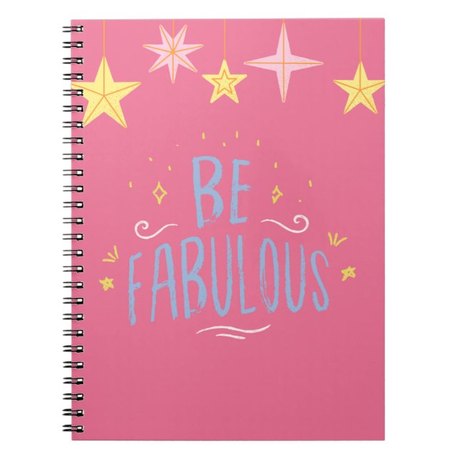 Cuaderno Ser fabuloso - Elegante y motivacional (Frente)