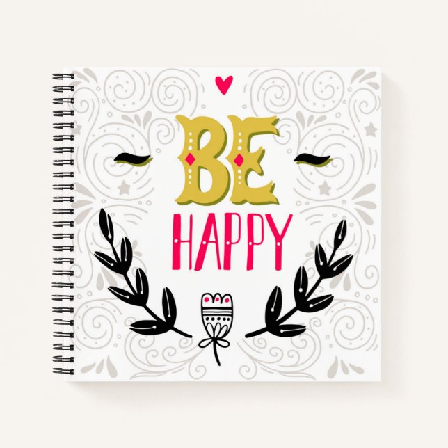 Cuaderno Ser feliz (Anverso)