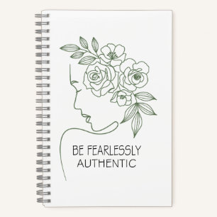 Cuaderno Ser Flores Sin Miedo Cabeza Feminine