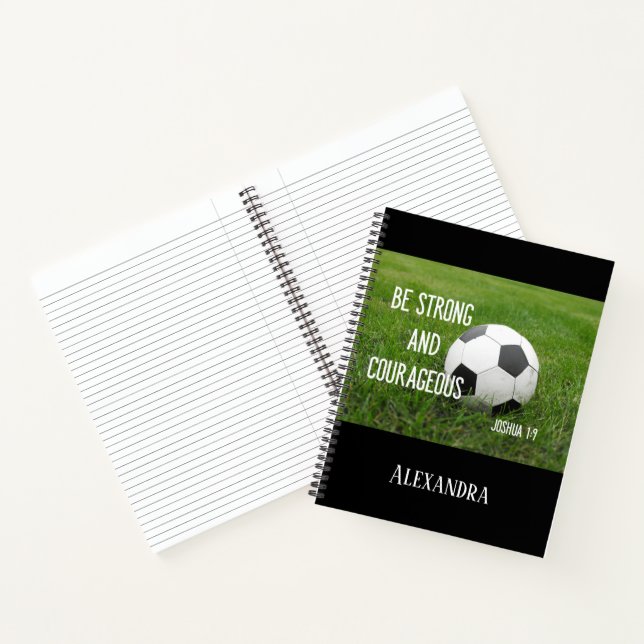 Cuaderno Ser fuertes y valientes deportes de baloncesto de  (Interior)