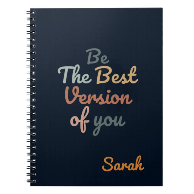 Cuaderno Ser la mejor versión de ti (Frente)