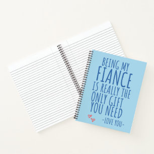 Cuaderno Ser Mi prometida es en realidad el único regalo qu