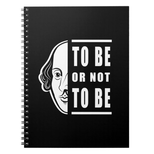 Cuaderno Ser O No Ser Shakespeare Cita A Tespio (Frente)