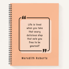 Cuaderno Ser tu propia Moda de presupuesto motivacional