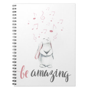 Cuaderno Ser un conejito musical asombroso