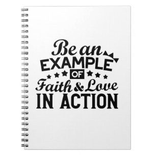 Cuaderno Ser un ejemplo de fe y amor en acción