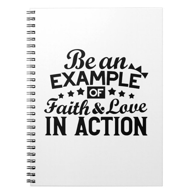 Cuaderno Ser un ejemplo de fe y amor en acción (Frente)