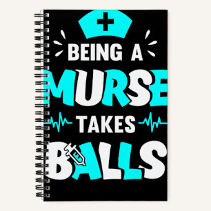 Cuaderno Ser un Murse Requiere Bolas Enfermero Masculino