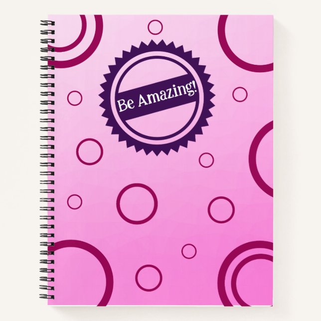 Cuaderno Ser un portátil Personalizado asombroso (Anverso)