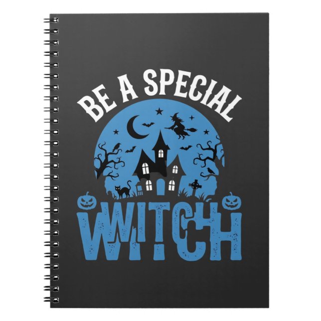 Cuaderno Ser una bruja especial diseño de Halloween_1 (Frente)