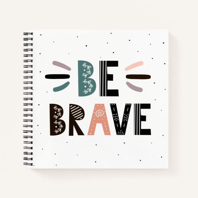 Cuaderno Ser valiente (Anverso)