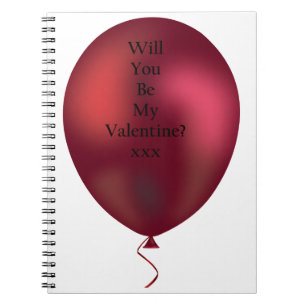 Cuaderno será mi globo valentino