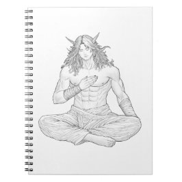 Cuaderno Serene Elf Warrior | Fantasy Anime Character Art