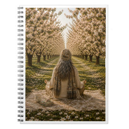 Cuaderno Serene Orchard Sticky Notes | Romantic Botanical 