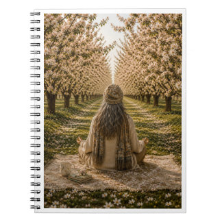 Cuaderno Serene Orchard Sticky Notes | Romantic Botanical 