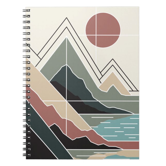Cuaderno Serene Peaks (Frente)