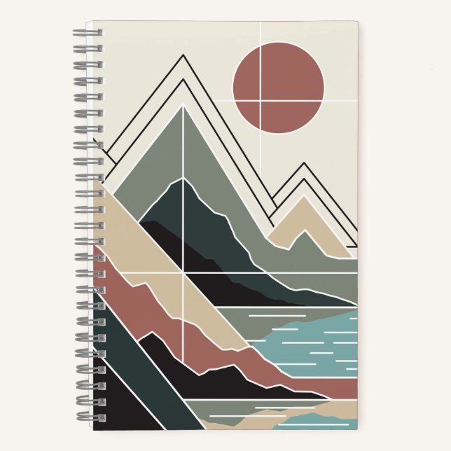 Cuaderno Serene Peaks (Anverso)