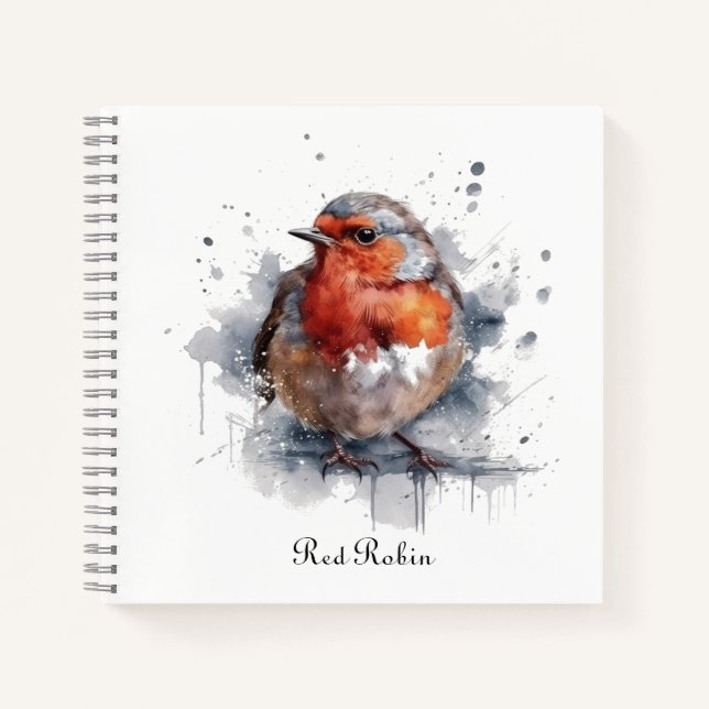 Cuaderno Serene Robin, personalizado (Anverso)