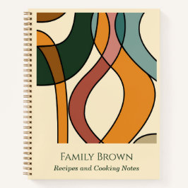 Cuaderno Serene Savanna Gentle Abstract Recipes and Cooking