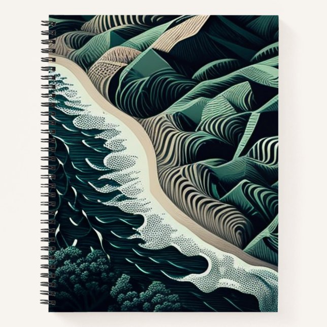 Cuaderno Serene Shores (Anverso)