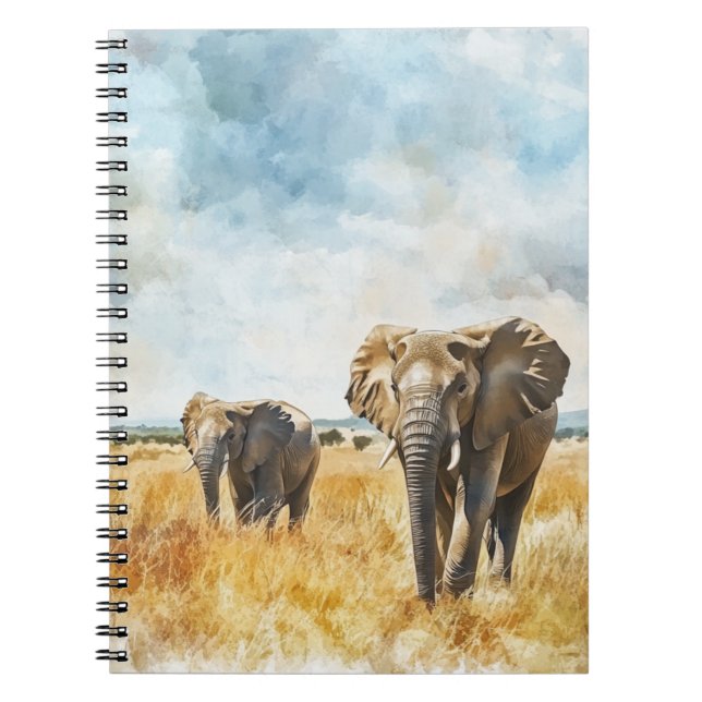 Cuaderno Serengetti Elephants (Frente)