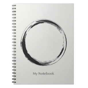 Cuaderno Serenidad Circular: Pincel en suelo pálido