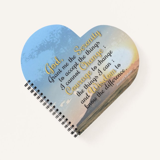 Cuaderno Serenidad, coraje y sabiduría (Anverso)