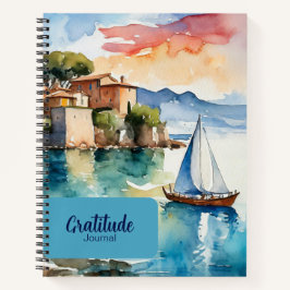 Cuaderno Serenidad Costera de Gratitud