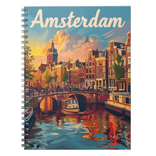 Cuaderno Serenidad de Amsterdam Sunset: Cruise Canal