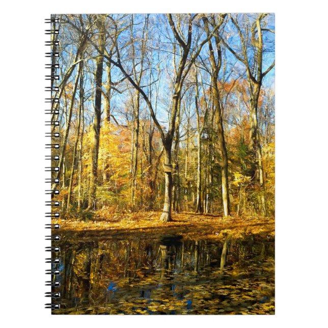 Cuaderno Serenidad de Otoño: Reflexiones tranquilas del est (Frente)