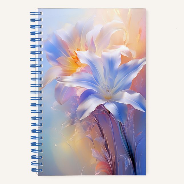 Cuaderno Serenidad en el arte floral pastel (Anverso)