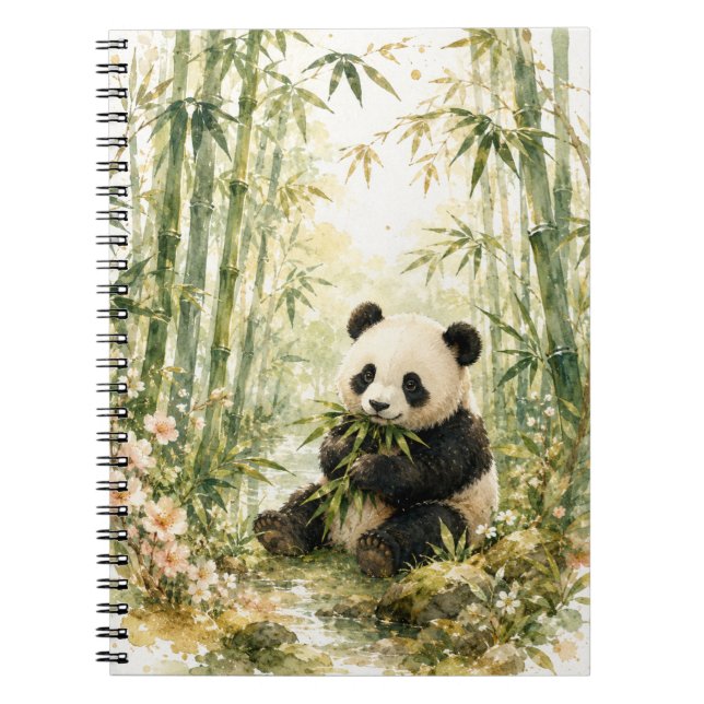 Cuaderno Serenidad en el Bosque de Bambú (Frente)